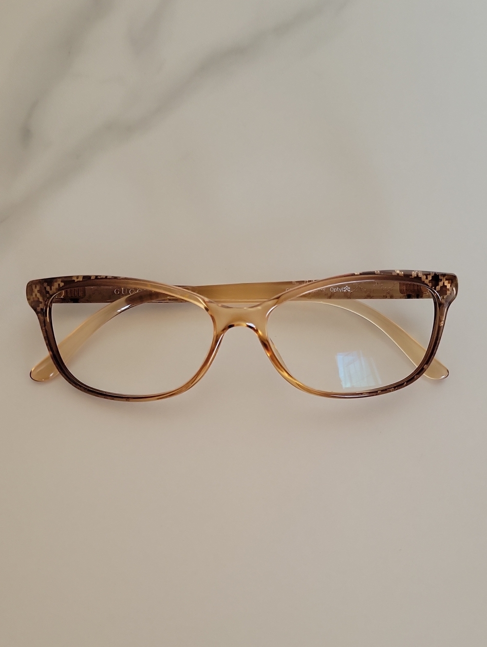 Gucci GG 3699 QIF transparent gold Glasses Frame